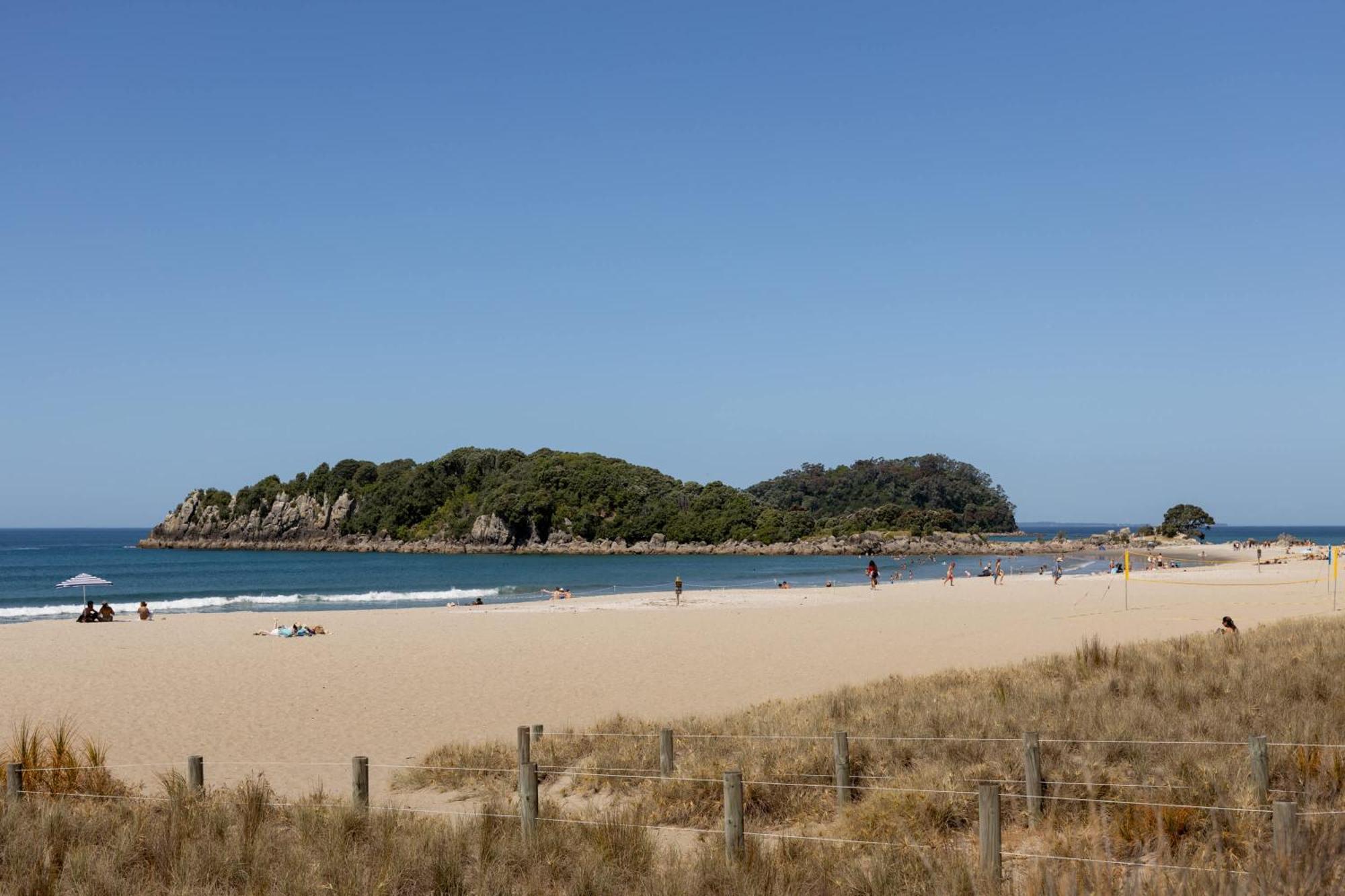 Appartement Oceanside Bliss - Absolute Beachfront - Uninterrupted Ocean Views With Pool à Mount Maunganui Extérieur photo